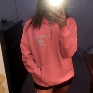 cute quarter zip hoodie